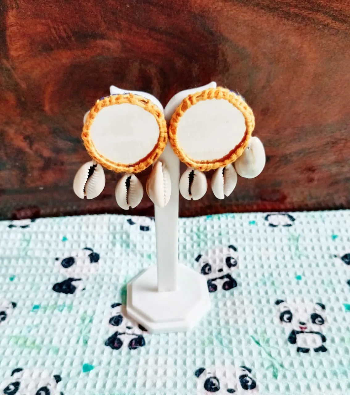 Lightweight And Handcrafted Mirror Earrings - Image 2 in Mumbai
